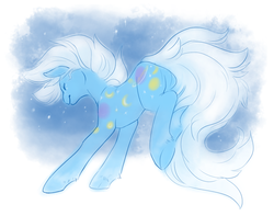 Size: 763x600 | Tagged: safe, artist:noel, artist:ohnonoel, night glider (g1), pony, g1, female, solo