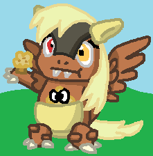 Size: 221x224 | Tagged: safe, artist:sakuradashie13, derpy hooves, kangaskhan, pegasus, pony, g4, crossover, derpyskhan, female, mare, pokémon, sakuracarolinemizuki, solo