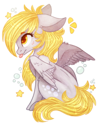 Size: 1024x1251 | Tagged: safe, artist:petrinox, derpy hooves, pony, g4, cute, derpabetes, female, silly, silly pony, solo, tongue out