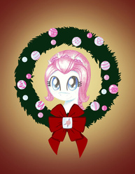 Size: 786x1017 | Tagged: safe, artist:flutterluv, violet blurr, equestria girls, g4, my little pony equestria girls: rainbow rocks, christmas, equestria girls ponified, female, ponified, solo