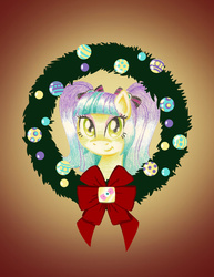 Size: 786x1017 | Tagged: safe, artist:flutterluv, pixel pizazz, equestria girls, g4, my little pony equestria girls: rainbow rocks, christmas, equestria girls ponified, female, ponified, solo