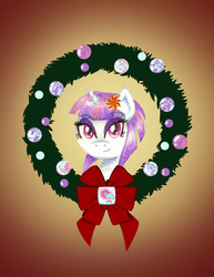 Size: 786x1017 | Tagged: safe, artist:flutterluv, sunny flare, equestria girls, g4, my little pony equestria girls: friendship games, christmas, equestria girls ponified, female, ponified, solo