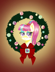 Size: 786x1017 | Tagged: safe, artist:flutterluv, sour sweet, equestria girls, g4, my little pony equestria girls: friendship games, christmas, equestria girls ponified, female, ponified, solo