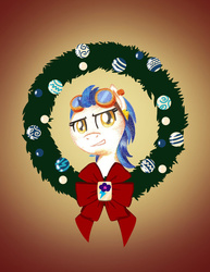 Size: 786x1017 | Tagged: safe, artist:flutterluv, indigo zap, equestria girls, g4, my little pony equestria girls: friendship games, christmas, equestria girls ponified, female, ponified, solo