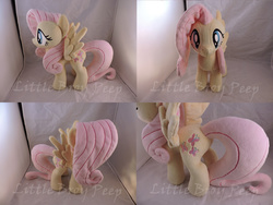 Size: 1597x1199 | Tagged: safe, artist:little-broy-peep, fluttershy, pony, g4, irl, photo, plushie, solo