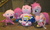 Size: 2666x1615 | Tagged: safe, artist:cheerbearsfan, pinkie pie, yoshi, g4, care bears, cheer bear, crossover, irl, littlest pet shop, male, mind candy, minka mark, moshi monsters, nintendo, photo, pink, plushie, poppet, sega, sonic boom, sonic the hedgehog, sonic the hedgehog (series), super mario bros., video game