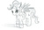 Size: 1024x692 | Tagged: safe, artist:emyrem, bat pony, pony, bat ponified, ponified, race swap, sega, solo, sonic the hedgehog (series), tikal, traditional art, video game, watermark