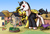 Size: 1920x1309 | Tagged: safe, artist:shieltar, oc, oc only, oc:epic v, oc:hot rod, pegasus, pony, unicorn, giant pegasus, giant pony, giant unicorn, macro, scenery, shieltar's giant pony, town