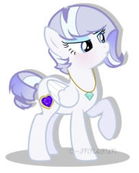 Size: 1500x1856 | Tagged: safe, artist:c-innabun, oc, oc only, next generation, offspring, parent:double diamond, parent:rarity, parents:diamond duo, solo