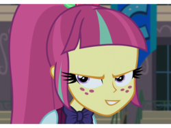 Size: 1024x768 | Tagged: safe, edit, edited screencap, screencap, sour sweet, equestria girls, g4, my little pony equestria girls: friendship games, cropped, female, inverted mouth, solo