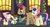 Size: 569x308 | Tagged: safe, screencap, bon bon, boysenberry, pipsqueak, sweetie drops, earth pony, pony, a hearth's warming tail, g4, background pony, colt, discovery family logo, male, pinching pennies