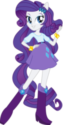 Size: 3000x5939 | Tagged: safe, artist:aqua-pony, rarity, equestria girls, g4, absurd resolution, boots, bracelet, clothes, female, flash puppet, inkscape, ponied up, simple background, skirt, solo, transparent background