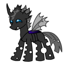 Size: 300x299 | Tagged: safe, oc, oc only, oc:stormrunner, changeling