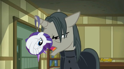 Size: 1280x715 | Tagged: safe, edit, screencap, professor flintheart, a hearth's warming tail, g4, discovery family logo, male, meme, rariball, severus snape, solo