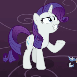 Size: 628x631 | Tagged: safe, screencap, rarity, a hearth's warming tail, g4, animated, facehoof, female, little crackly pieces, oops my bad