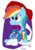 Size: 1351x1925 | Tagged: safe, artist:binkyt11, rainbow dash, g4, blue, clothes, crossover, cute, hoodie, limbless, pun, rayman