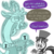 Size: 3000x3000 | Tagged: safe, artist:turkleson, discord, snowfall frost, starlight glimmer, draconequus, ghost, pony, unicorn, a hearth's warming tail, g4, chains, clothes, ghost discord, hat, high res, hilarious in hindsight, jacob marley, padlock, parody, pince-nez, raised hoof, simple background, top hat, white background