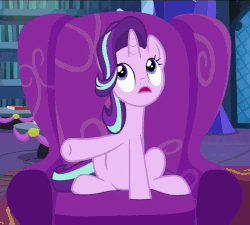 Size: 800x720 | Tagged: safe, screencap, starlight glimmer, pony, a hearth's warming tail, g4, season 6, animated, female, loop, solo