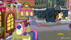Size: 640x360 | Tagged: safe, screencap, bon bon, bow bonnet, diamond tiara, modus ponens, natural deduction, octavia melody, rising yeast, spoiled rich, sweetie drops, the little match filly, earth pony, pony, a hearth's warming tail, g4, a christmas carol, animated, background pony, britain, british, charles dickens, discovery family logo, england, female, great britain, john watson, london, male, sherlock, sherlock holmes, the little match girl, the little redheaded mare, united kingdom, unnamed character, unnamed pony, victorian