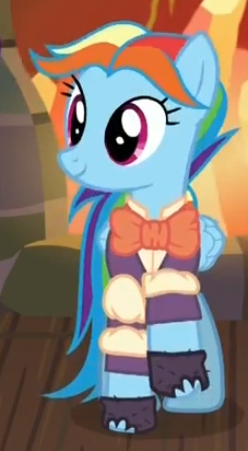 #1154380 - safe, screencap, rainbow dash, snowdash, a hearth's warming ...
