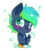 Size: 522x579 | Tagged: safe, artist:ipun, oc, oc only, oc:glitch, earth pony, pony, male, simple background, solo, stallion, starry eyes, transparent background, wingding eyes