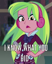 Size: 560x694 | Tagged: safe, edit, edited screencap, screencap, lemon zest, equestria girls, g4, my little pony equestria girls: friendship games, angry, female, looking at you, meme, solo, talking to viewer, unamused