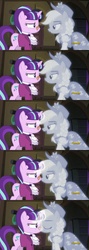 Size: 858x2410 | Tagged: safe, screencap, applejack, snowfall frost, spirit of hearth's warming past, starlight glimmer, a hearth's warming tail, g4, discovery family logo, misleading thumbnail, not what it looks like, out of context