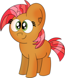 Size: 1011x1205 | Tagged: safe, artist:pastelhorses, babs seed, g4, female, simple background, solo, transparent background