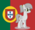 Size: 3003x2596 | Tagged: safe, artist:braziliancitizen, oc, oc only, oc:sarah, flag, high res, portugal, raised hoof, solo