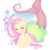 Size: 3000x3000 | Tagged: safe, artist:alilangelkitty, fluttershy, bird, rabbit, g4, braid, cute, eyes closed, female, high res, prone, shyabetes, solo, watermark