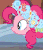 Size: 517x597 | Tagged: safe, screencap, pinkie pie, spirit of hearth's warming presents, earth pony, pony, a hearth's warming tail, g4, season 6, animated, cute, diapinkes, female, headbob, open mouth, singing, smiling, solo, talking