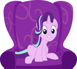 Size: 2750x2495 | Tagged: safe, artist:bluetech, starlight glimmer, a hearth's warming tail, g4, .svg available, beach chair, chair, female, high res, inkscape, simple background, sitting, solo, transparent background, vector