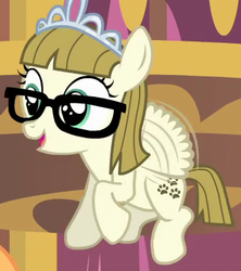 Size: 354x398 | Tagged: safe, screencap, zippoorwhill, pegasus, pony, filli vanilli, g4, buzzing wings, cropped, female, filly, flying, foal, glasses, solo, wings