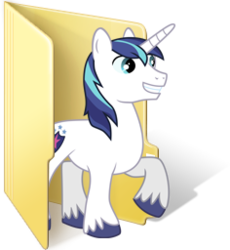 Size: 236x256 | Tagged: safe, artist:nattsu-san, shining armor, g4, computer icon, folder, male, solo, webcore