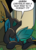 Size: 513x719 | Tagged: safe, idw, official comic, queen chrysalis, changeling, changeling queen, g4, my little pony: fiendship is magic, spoiler:comic, :t, eyes closed, female, holeless, leaning, prone, smiling, solo, throne
