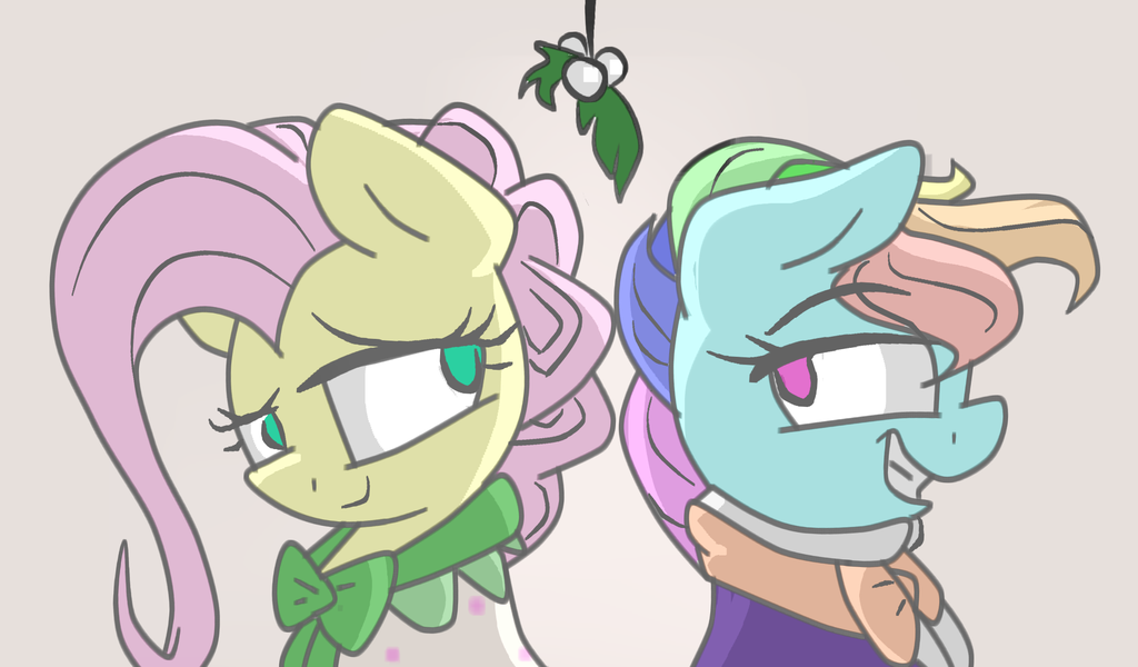 #1156141 - safe, artist:fuckingflutterdash, flutterholly, fluttershy ...