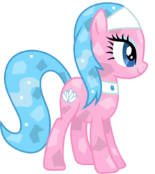 Size: 827x927 | Tagged: safe, artist:cloudy glow, aloe, crystal pony, pony, g4, crystallized, female, simple background, solo, transparent background, vector