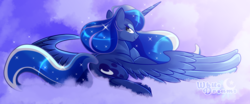 Size: 4500x1876 | Tagged: safe, artist:xwhitedreamsx, princess luna, g4, female, high res, solo