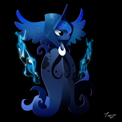 Size: 800x800 | Tagged: safe, artist:ii-art, princess luna, spirit of hearth's warming yet to come, a hearth's warming tail, g4, female, solo