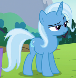 Size: 686x706 | Tagged: safe, screencap, trixie, pony, unicorn, g4, no second prances, female, mare, solo