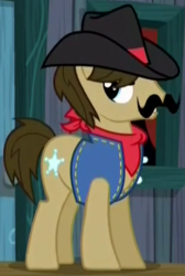 Size: 285x423 | Tagged: safe, screencap, sheriff silverstar, earth pony, pony, appleoosa's most wanted, g4, male, solo, stallion