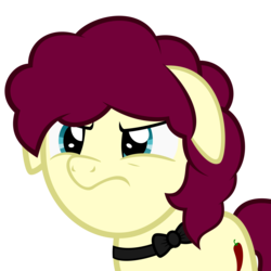 Size: 2000x2000 | Tagged: safe, artist:besttubahorse, oc, oc only, oc:chimie changa, earth pony, pony, angry, female, floppy ears, grumpy, high res, mare, simple background, solo, transparent background, vector