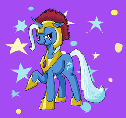 Size: 431x405 | Tagged: artist needed, safe, trixie, pony, unicorn, g4, armor, female, mare, solo