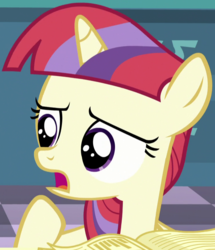 Size: 746x869 | Tagged: safe, screencap, moondancer, pony, unicorn, amending fences, g4, cropped, female, filly, solo, younger