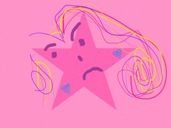 Size: 2048x1536 | Tagged: safe, artist:super trampoline, princess cadance, g4, 1000 hours in ms paint, abstract, disappointed, grumpy, ms paint, not salmon, stars, wat