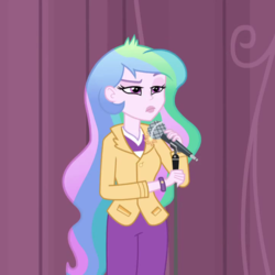 Size: 720x720 | Tagged: safe, screencap, princess celestia, principal celestia, equestria girls, g4, my little pony equestria girls: friendship games, cropped, female, solo, unamused