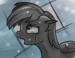 Size: 848x663 | Tagged: safe, artist:post-it, rainbow dash, g4, crying, female, solo