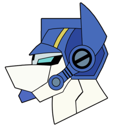 Size: 518x555 | Tagged: safe, artist:combatkaiser, pony, optimus prime, ponified, simple background, solo, transformers, transformers animated, transparent background