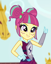 Size: 401x502 | Tagged: safe, screencap, sour sweet, equestria girls, g4, my little pony equestria girls: friendship games, female, solo, thumbs up