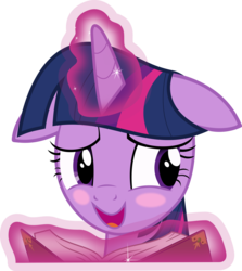 Size: 2233x2500 | Tagged: safe, artist:bluetech, twilight sparkle, alicorn, pony, a hearth's warming tail, g4, .svg available, behaving like pinkie pie, blushing, cute, female, floppy ears, high res, inkscape, mare, simple background, solo, transparent background, twiabetes, twilight sparkle (alicorn), vector, weapons-grade cute